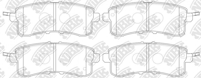 D1521 XINYI  BRAKE PADS FRONT