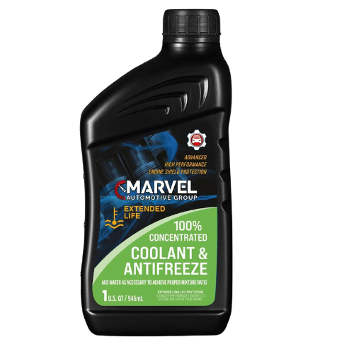 MARVEL ANTIFREEZE &amp; COOLANT GREEN 100% CONCENTRATED 1 U.S. QT / 946 mL