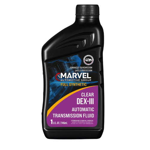 Marvel CLEAR (WHITE) DEX-III TRANSMISSION FLUID - FULL SYNTHETIC 1 U.S. QT / 0.946L