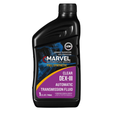 Marvel CLEAR (WHITE) DEX-III TRANSMISSION FLUID - FULL SYNTHETIC 1 U.S. QT / 0.946L