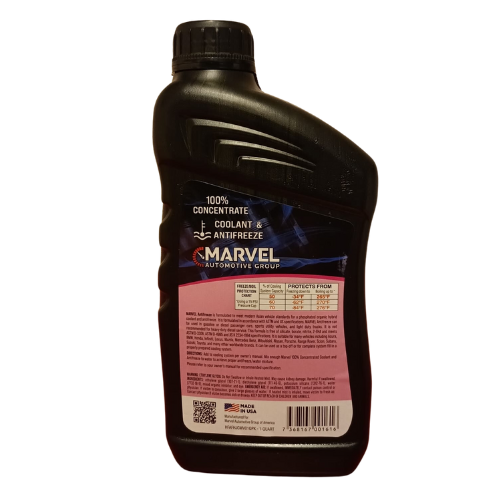 MARVEL ANTIFREEZE &amp; COOLANT PINK 100% CONCENTRATED 1 U.S. QT / 946 mL