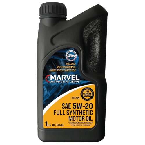 MARVEL SAE 5W-20 SN FULL SYNTHETIC MOTOR OIL 1 U.S. QT / 946 mL