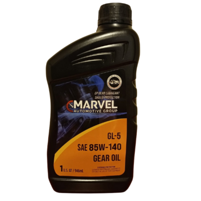 MAR-85W140-1 MARVEL SAE 85W-140 GL-5 GEAR OIL   U.S. QZ/ 946mL