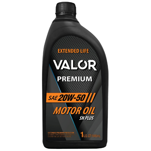 VAL-20W50-1 VALOR 20W-50 SYNTHETIC SN+ 1 U.S. QZ/ 946mL