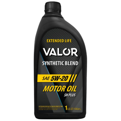 VAL-5W20-1 VALOR 5W-20 SYNTHETIC SN+ 1 U.S. QZ/ 946mL