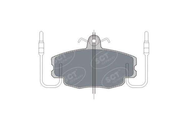 SP189PR BRAKEPAD FRONT SCT-GERMANY D292