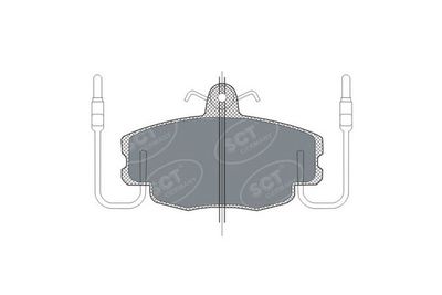 SP189PR BRAKEPAD FRONT SCT-GERMANY D292