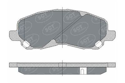 SP273PR BRAKEPAD FRONT SCT-GERMANY D866
