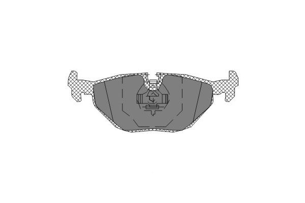 SP170PR BRAKEPAD REAR SCT-GERMANY D763
