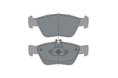 SP226PR BRAKEPAD FRONT SCT-GERMANY D710