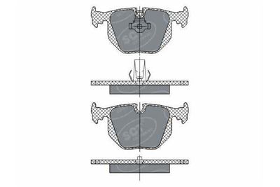 SP271PR BRAKEPAD REAR SCT-GERMANY D683