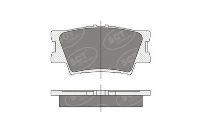 SP336PR BRAKEPAD REAR SCT-GERMANY D1212