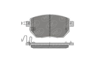 SP392PR BRAKEPAD FRONT SCT-GERMANY D969