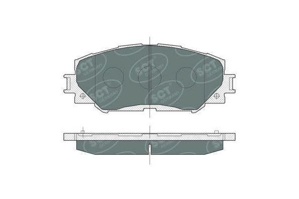 SP377PR BRAKEPAD FRONT SCT-GERMANY D1210