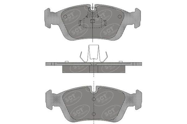 SP610PR BRAKEPAD FRONT SCT-GERMANY D781