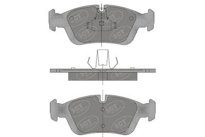 SP610PR BRAKEPAD FRONT SCT-GERMANY D781