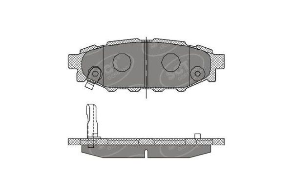 SP395PR BRAKEPAD REAR SCT-GERMANY D1114