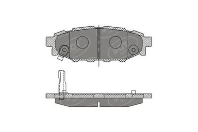 SP395PR BRAKEPAD REAR SCT-GERMANY D1114