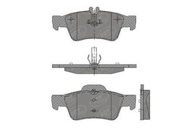 SP404PR BRAKEPAD REAR SCT-GERMANY D986