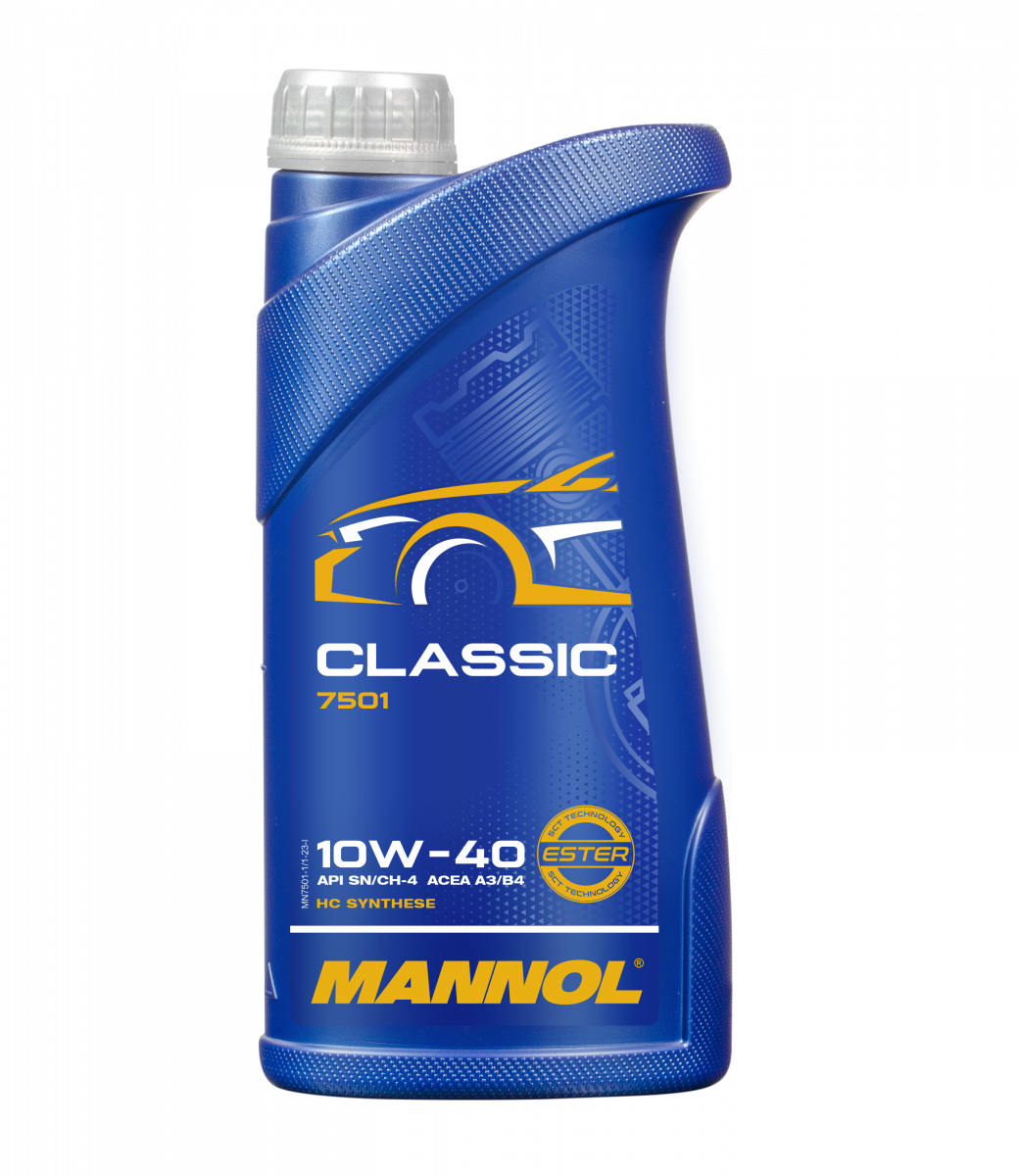 7501 MANNOL CLASSIC SAE 10W-40 SN/CH-4 A3/B4 HC SYNTHESE