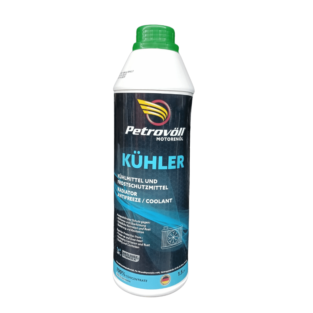 PTR-GR100-1.5 Petrovoll Antifreeze 100% concentrate green 1.5L