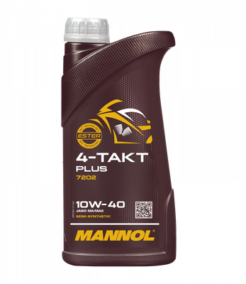 7202-1 MANNOL 4-Takt 4T Plus 10W-40 MA2 1L