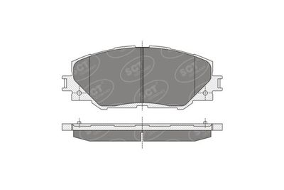 D1211-SP342 SCT-GERMANY BRAKE PADS FRONT