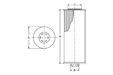 6719 HU612/2x Standard engine oil filter