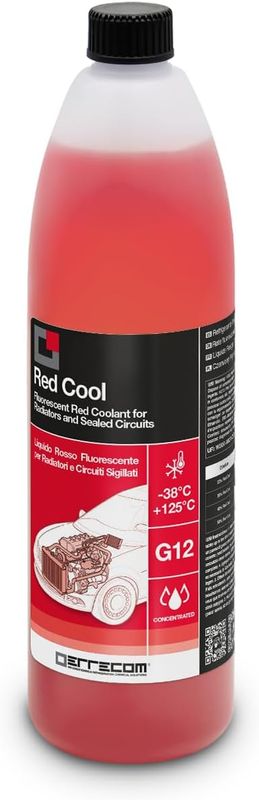 TR1263.K.01-Red Coolant G12 Concentrated 1L / 5L /-38°C/ to 125°C