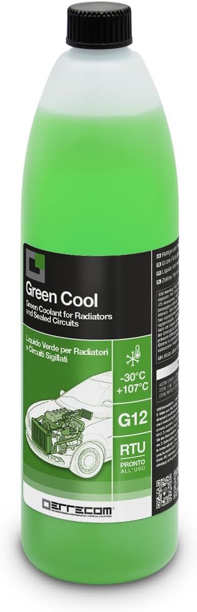 TR1287.K.01-Green Coolant G12 RTU 1L /-38°C/ to 100°C