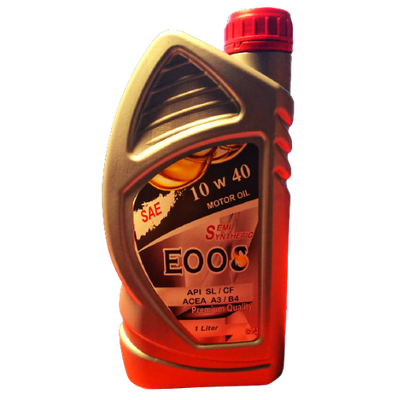 EO-10W40-1 EOOS ENGINE OIL 10W-40 SEMI SYNTHETIC SL/CF A3/B4 1L
