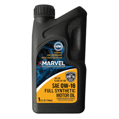 MARVEL SAE 0W-16 SP FULL SYNTHETIC MOTOR OIL 1 U.S. QT / 946 mL