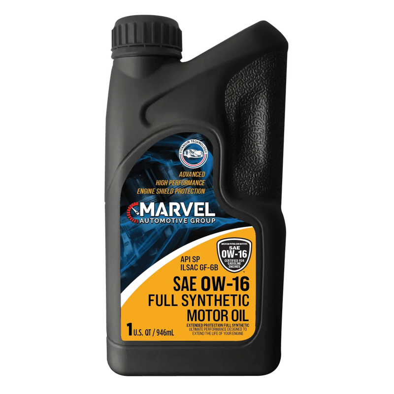 MARVEL SAE 0W-16 SP FULL SYNTHETIC MOTOR OIL 1 U.S. QT / 946 mL