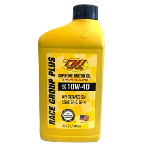 CMJ-10W40-1 CMJ BROTHERS SAE 10W-40 API SERVICE SN ILSAC GF-5, GF-4 1 U.S QT. / 946 mL