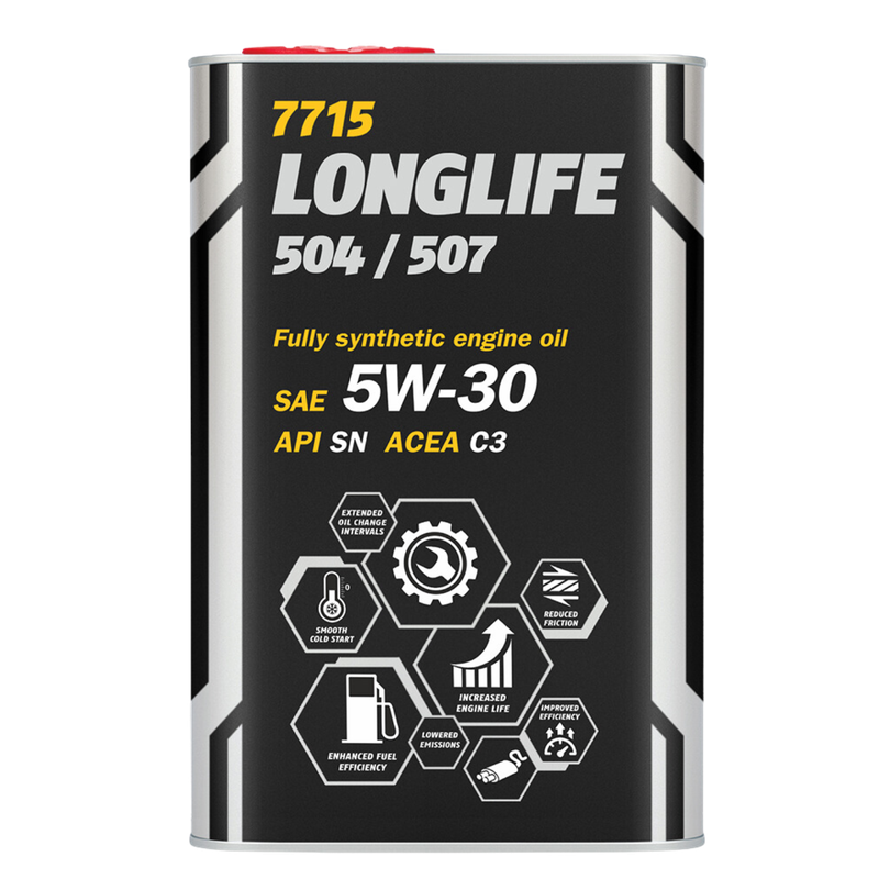 7715 MANNOL LONG LIFE 504/507 METALLIC