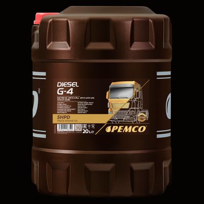 PM0704-20 PEMCO DIESEL G-4 CI-4 SHPD 15W-40 20L