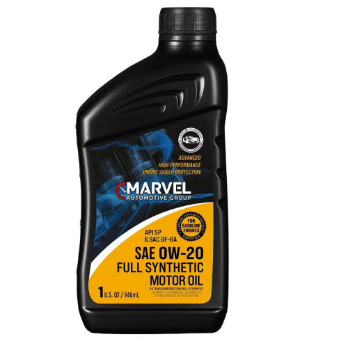 MARVEL SAE 0W-20 SP FULL SYNTHETIC MOTOR OIL 1 U.S. QT / 946 mL
