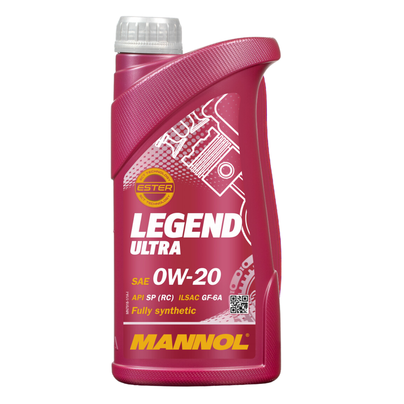 7918 MANNOL  SAE 0W-20 LEGEND ULTRA  FULLY SYNTHETIC