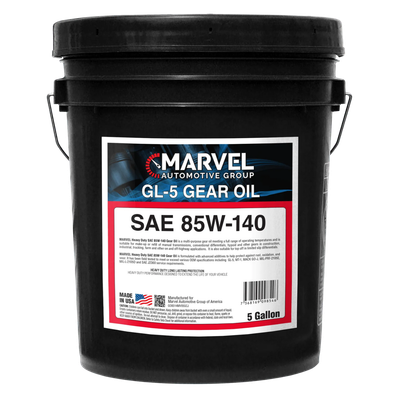 MARVEL SAE 85W-140 GL-5 GEAR OIL  5 US GALLONS/ 19 LITERS