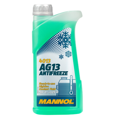 4013 Mannol Antifreeze Green Ready Mix 50/50 AG13 (-40 °C) Hightec 1L
