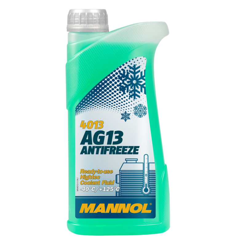4013 Mannol Antifreeze Green Ready Mix 50/50 AG13 (-40 °C) Hightec 1L
