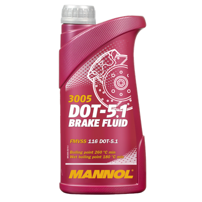 3005 MANNOL BRAKE FLUID DOT-5.1 FMVSS 116 0.45Kg