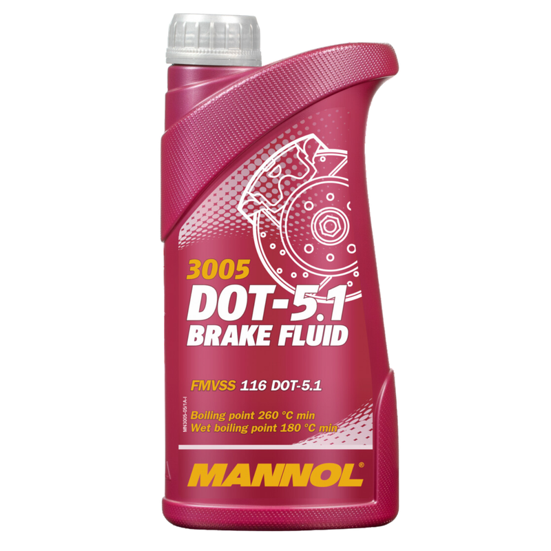 3005 MANNOL BRAKE FLUID DOT-5.1 FMVSS 116 0.45Kg