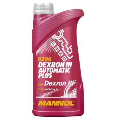 8206 MANNOL ATF DEXRON III AUTOMATIC PLUS RED 1L