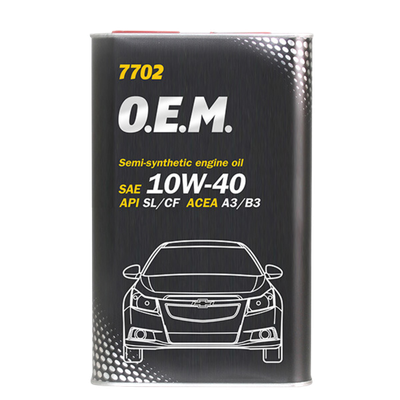 7702 MANNOL SAE 10W-40 SL OEM CHEVROLET/OPEL METALLIC