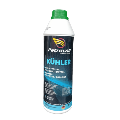 PTR-GR100-1.5 Petrovoll Antifreeze 100% concentrate green 1.5L
