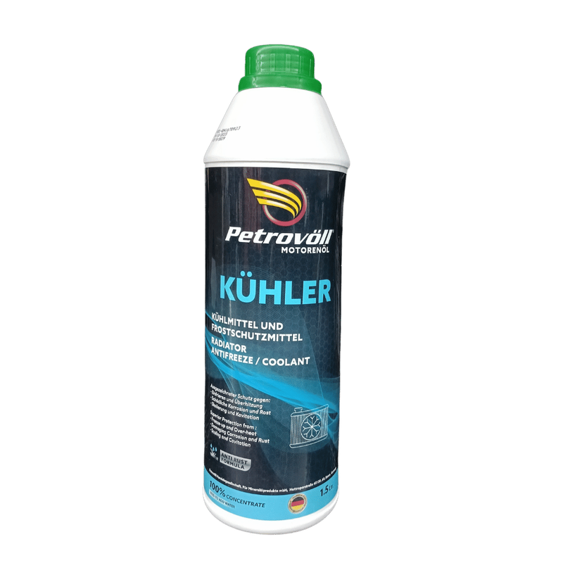 PTR-GR100-1.5 Petrovoll Antifreeze 100% concentrate green 1.5L