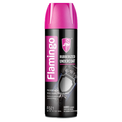 F021 FLAMINGO RUBBERIZED UNDERCOAT 500ML