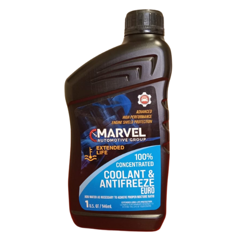 MAR-BLUE100 MARVEL ANTIFREEZE &amp; COOLANT BLUE 100% CONCENTRATED 1 U.S. QT / 946 mL