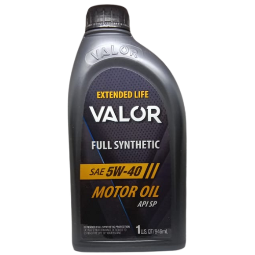 VAL-5W40-1 VALOR 5W-40 FULLY SYNTHETIC 1 U.S. QZ/ 946mL
